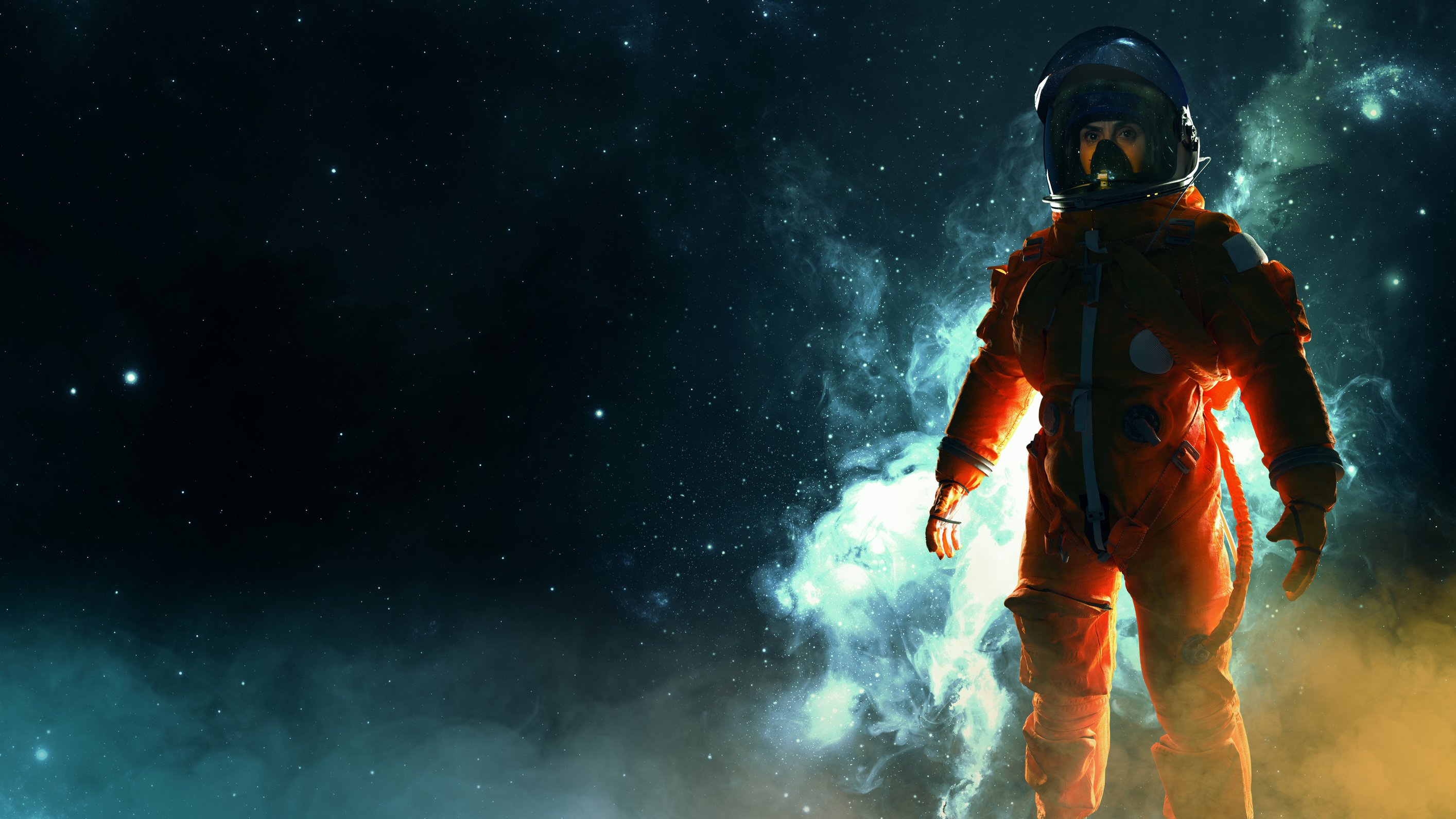 Astronaut in outer space.