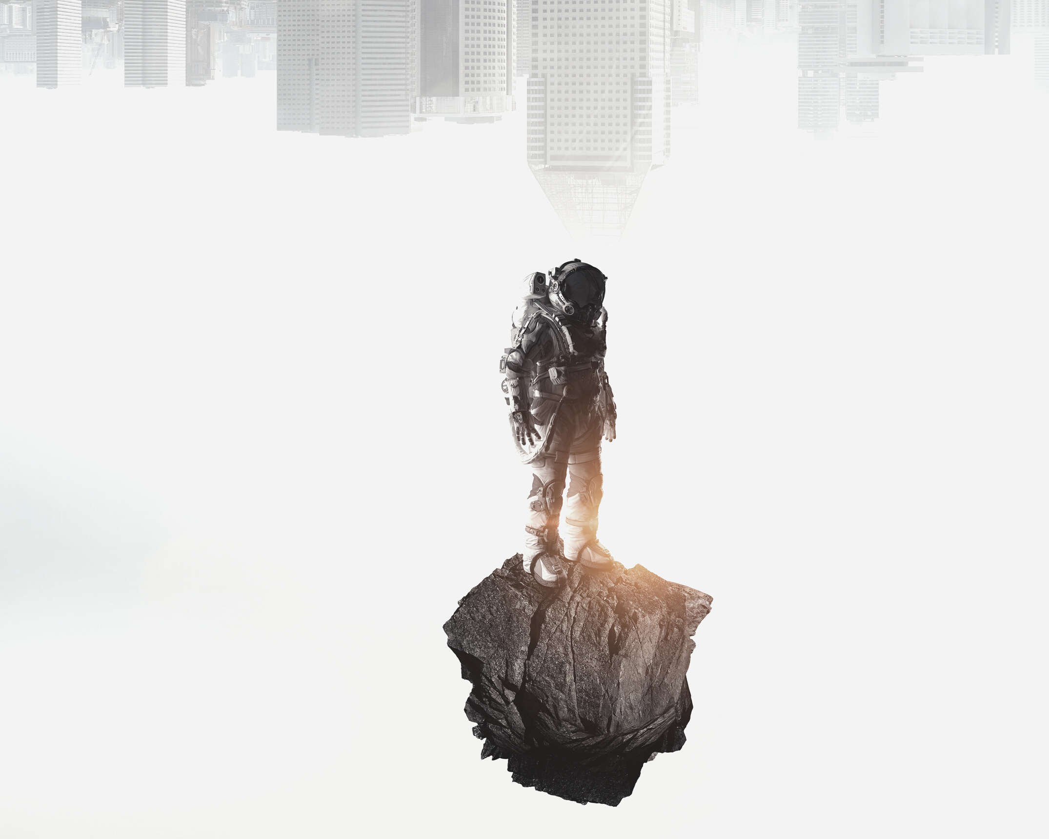 Astronaut in space suit