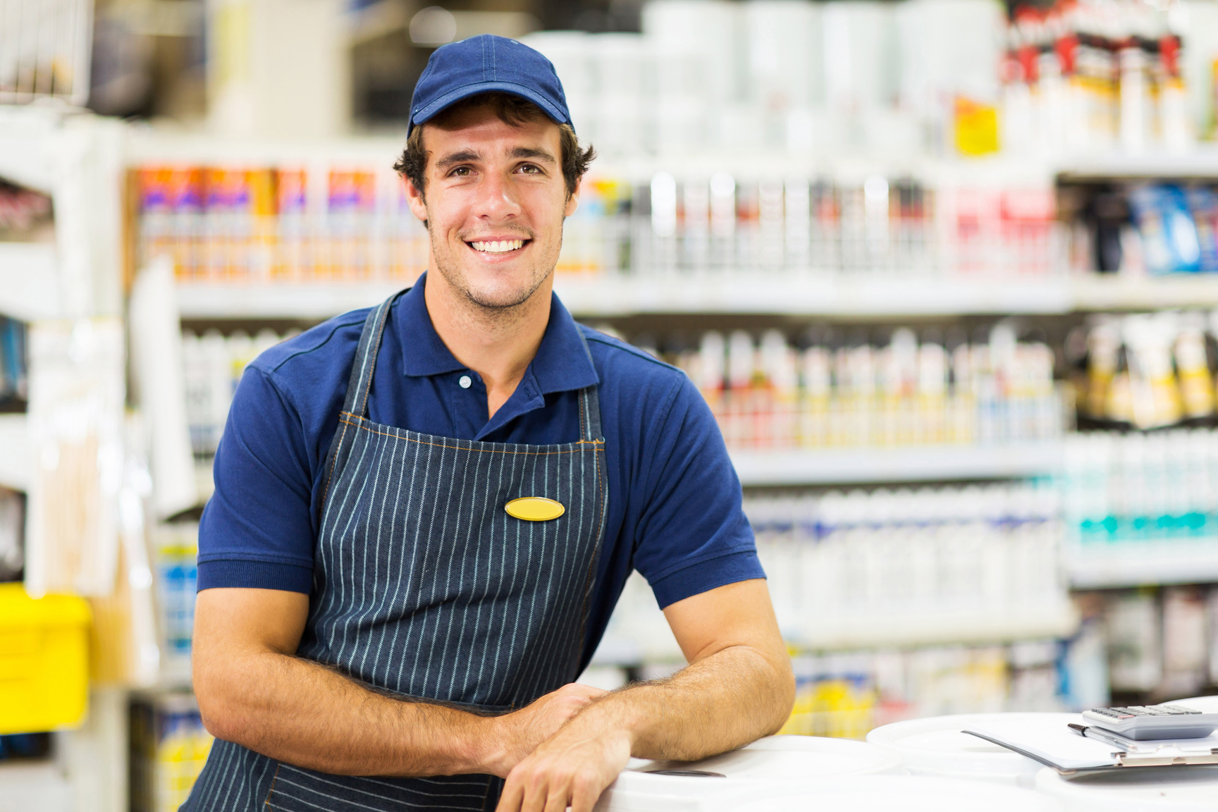 hardware store worker